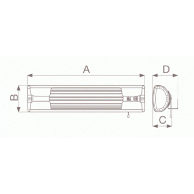 LAMPADA RISCALDANTE A RAGGI INFRAROSSI DA INSTALLAZIONE THERMOLOGIKA DESIGN - VORTICE 70003 product photo Photo 04 3XL