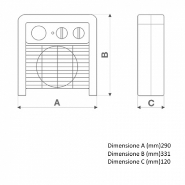 STUFA SCALDATUTTO CLASSIC FH-V0 - VORTICE 70140 product photo Photo 02 3XL