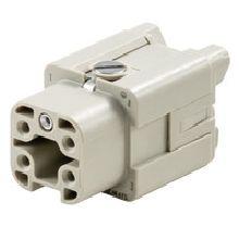 HDC HA 4 FS INS.HDC FEMM.400V 16A 4P COL.VITE D.1 - WEIDMULLER 1498400000 - WEIDMULLER 1498400000 product photo