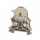 TERMINALE FUSIBILE WSI 6 LD BEIGE WEMID/LED - WEIDMULLER 1011300000 product photo