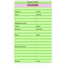 FARO INCASSO SOFFITTO CORNICE BIANCO TONDO FISSO FORO 74MM CON GU10 /G5.3 product photo