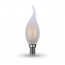 LAMPADA LED FILAMENTO E14 COLPO DI VENTO SATINATA 4W LUCE CALDA TIPO 4477 product photo