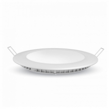 PANNELLO LED INCASSO SLIM PIATTO 12W LUCE CALDA 830 TONDO 17MM product photo