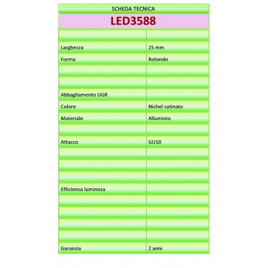 FARO INCASSO SOFFITTO CORNICE SATINATO TONDO ORIENTABILE FORO 74MM GU10 /G5.3 product photo Photo 03 3XL