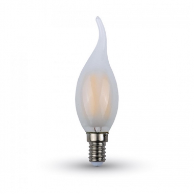 LAMPADA LED FILAMENTO E14 COLPO DI VENTO SATINATA 4W LUCE CALDA TIPO 4477 product photo Photo 01 3XL