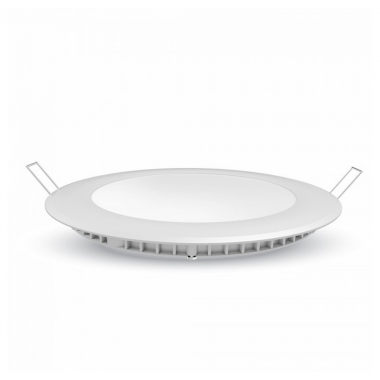 PANNELLO LED INCASSO SLIM PIATTO 12W LUCE CALDA 830 TONDO 17MM product photo Photo 02 3XL