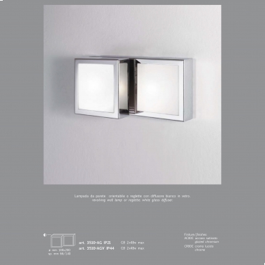 FAER * LAMPADA PARETE SNODB.2X product photo Photo 01 3XL