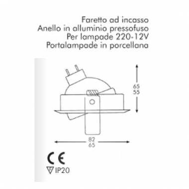 INCASSO ORIENTABILE TONDO  +PQ product photo Photo 02 3XL