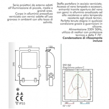 PRO.EST NE 150W NO LAMP RX -VE product photo Photo 02 3XL