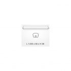 PLAFONIERA STAGNA LED IP65 1500MM 48W LUCE NATURALE TIPO 6287 product photo