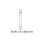 T8 TUBO LED 120CM 18W  PER BANCO ALIMENTI CARNI SALUMI product photo