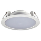 PLAFONIERA INCASSO DOWNLIGHT COMPACT LED 15W 4000K FORO 120MM POLICARBONATO IP42 - BEGHELLI 71055 product photo