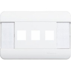 PLACCA AUTOPORTANTE 3P BIANCA KEYSTONE BTNET - BTICINO C9803/TBA product photo