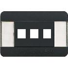 BTNET - PLACCA AUTOP 3P NERA KEYSTONE - BTICINO C9803/TGR - BTICINO C9803/TGR product photo