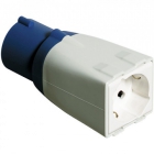 ADATTATORE INDUSTRIALE CIVILE MONOFASE 2P+T SHUKO E SPINA 10A - BTICINO CAD216/1 product photo