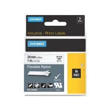 NASTRO 19MM NYLON FLESS.NERO SU BIANCO - CEMBRE 18489 - CEMBRE 18489 product photo