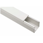 CANALE PORTACAVI CON COPERCHIO 80X40 BIANCO BARRA 2 METRI - ELETTROCANALI ECCP8040B product photo