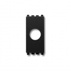ADATTATORE PER LA SERIE CIVILE ARKE BLACK NERO 1 FORO LE PRESE A 1 USCITA - FRACARRO RADIOINDUSTRIE VI/ARKB product photo