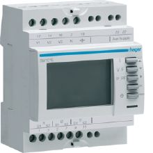 MULTIMETRO DGT V-I-F-P-Q-A-COSFI-TEMPO 4M - HAGER SM101E product photo