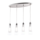 KUKY SP4 TRASPARENTE LAMPADA SOSPENSIONE - IDEAL LUX 023038 product photo