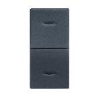 VELA SCURA - DOPPIO PULSANTE 1P NO 10A - LEGRAND 682754 product photo