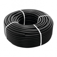 TUBO FLESSIBILE CORRUGATO 16 MM NERO IN MATASSA 100 MT - REP16 product photo