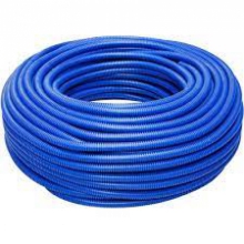 TUBO FLESSIBILE CORRUGATO 25 MM AZZURRO IN MATASSA 50 MT - REP25BL product photo