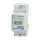 CONTATORE MONOFASE ENERGIA ATTIVA 2 MODULI 32A INSERZIONE DIRETTA DISPLAY DIGITALE LAMPEGGIO LED 0.5WH/IMP - ORBIS CONTAXD/3221SO product photo