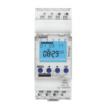INTERRUTTORE ORARIO DIGITALE CON PROGRAMMA SETTIMANALE - THEBEN TR610TOP3 product photo