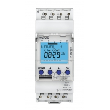 INTERRUTTORE ORARIO DGT SETTIMANALE 2 CANALI - THEBEN TR612TOP3 product photo