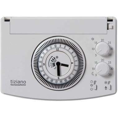 CRONOTERMOSTATO GIORNALIERO DA PARETE MODELLO TIZIANO - TECNOSWITCH CR115BI product photo Photo 04 3XL