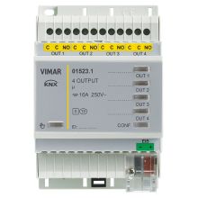 ATTUATORE 4 OUT MULTIFUNZ. 250V 16A KNX - VIMAR 01523.1 - VIMAR 01523.1 product photo