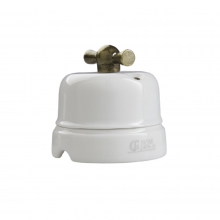 PULSANTE CLASSICO BRONZO 10A 250V - G.I. GAMBARELLI 00623 product photo
