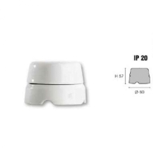 SCATOLA DERIVAZIONE PORCELLANA D.80MM - G.I. GAMBARELLI 01510 product photo