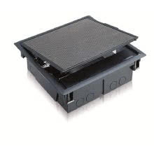 TORRETTA UNDERNET 16 FRUTTI - COPERCHIO INOX - ABB 10901 product photo