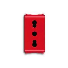 PRESA 2P+T, 16A, BIV, STD IT CON SCHERMI - ABB 2CSE1104EL product photo