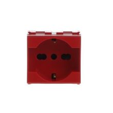 PRESA 2P+T, 16A BIVALENTE STD IT/DE - ABB 2CSE1110EL product photo