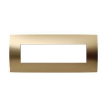 Placca 7 moduli oro satinato - ABB 2CSK0754CH product photo