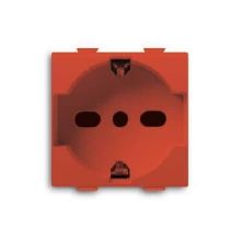 PRESA BIV. 2P+T, 16A, P30/P17, ROSSA - ABB 2CSK1110CH product photo