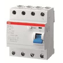 F204 A S 40A 300MA INTERRUTTORE DIFFERENZIALE PURO 4P - ABB F204AS40/03 product photo