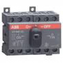 INTERRUTTORE SEZIONATORE ROTATIVO 3P 40A COM.FRONT.FUNZ.1-0-2 - ABB OT40F3C product photo