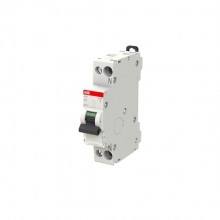INTERRUTTORE AUTOMATICO MAGNETOTERMICO 1P+N C2 4,5KA 1 MODULO CURVA C 2 A - ABB SN201L/C2 product photo