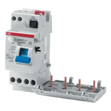 Blocco diff. per int. S200 A 25A 100mA - ABB DDA204A2501 product photo Photo 01 3XL