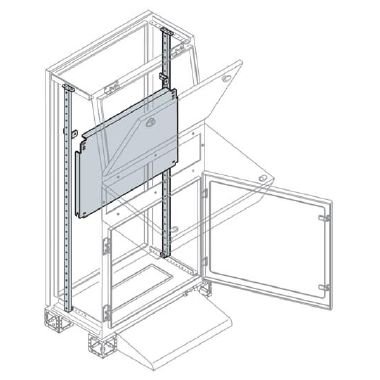 PIASTRA DI FONDO PARZIALE 400X800MM(HXL) - ABB EA4081 - ABB EA4081 product photo Photo 01 3XL