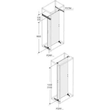 PIASTRA DI FONDO INTERA H=2000MM L=600MM - ABB PWRP2060 - ABB PWRP2060 - ABB PWRP2060 product photo Photo 01 3XL