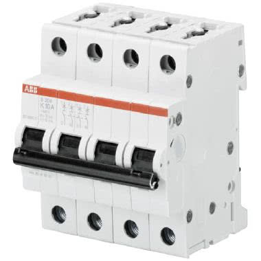 Int. magnetotermico 6 kA Curva K 63 A - ABB S204/K63 product photo Photo 01 3XL