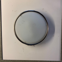 PLAFONIERA E27 60W MAX FINITURA CROMO SATINATO MISURA DIAM 30CM - ANTEA LUCE 5242/30 product photo