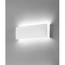 PLAFONIERA LINE BIANCA LED 17,6W LUCE CALDA 3000K 1820 LUMEN DIMENSIONI L30 X H10 SP4,5 CM - ANTEA LUCE 6540.30 product photo