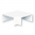 CURVA PIANA PER CANALE PORTACAVI 80X60 COLORE BIANCO - ARNOCANALI KW6080/6 product photo Photo 01 2XS