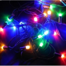 LUCI CORDONIERA PROLUNGABILE 20 LED BIANCHI DECORAZIONE NATALE - ARTELETA L20 product photo